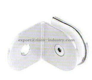 Glass partition brace RS1834, 90 degree, single, material stainless steel, finishing satin, mirror