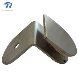 Glass partition brace RS1834, 90 degree, single, material stainless steel, finishing satin, mirror