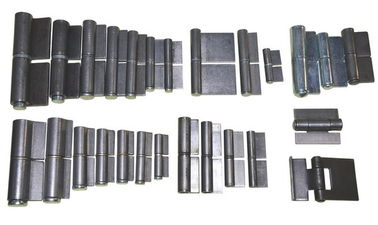 welding hinge butt hinge, kinds of  iron gate weld on hinge, finishing:self color, zinc plating, steel materia