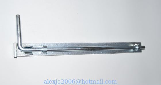 Long Galvanized Door latch DL609, lock for door Size: 18" and 24"