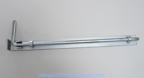 Long Galvanized Door latch DL609, lock for door Size: 18" and 24"