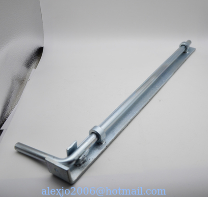 Long Galvanized Door latch DL609, lock for door Size: 18" and 24"