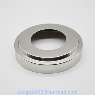 Stainless steel 304 decorative pipe cover RS0120 for post base satin or mirror finishing, 50.8mm, thickness 0.4mm