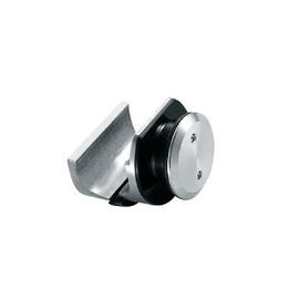 Clamp fixing for track GL-003, stainless steel 304, finishing satin, for bathroom door