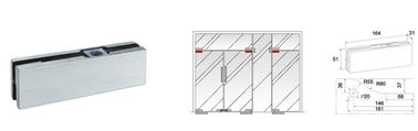 Glass Patch Fitting A-020, Material aluminium, steel, stainless steel, finishing satin, mirror