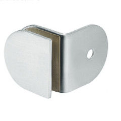 Glass partition brace RS1834, 90 degree, single, material stainless steel, finishing satin, mirror