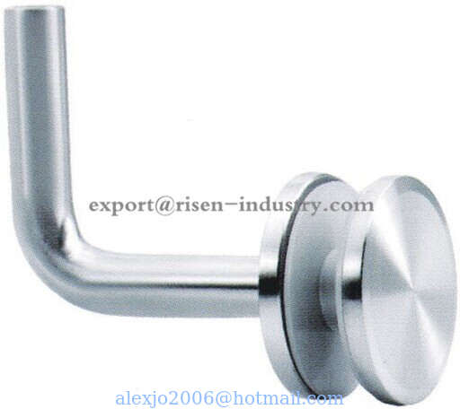Handrail bracket glass to rail connector RS311, material stainless steel 304, finishing satin mirror