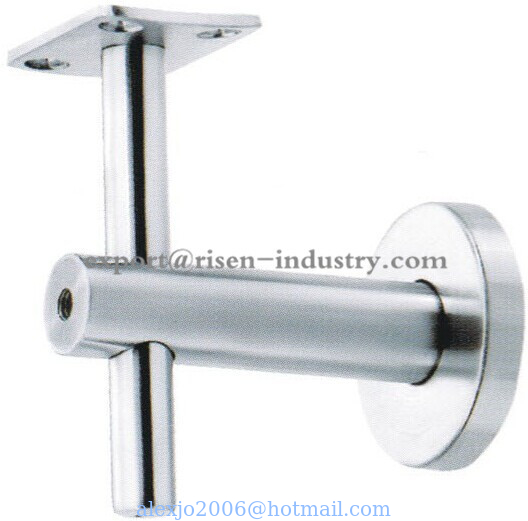 Handrail bracket wall to rail connector RS330, material stainless steel, finishing satin, mirror