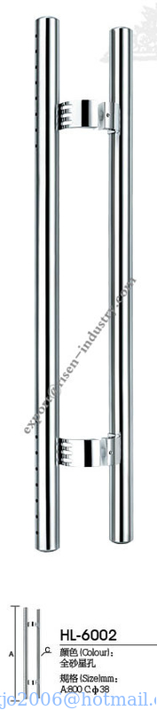 Stainless steel door handle HL6002, dia38 X 800