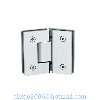 Bathroom glass clamp RS803, Square 135 degree, stainless steel 304,201,316, satin or mirror