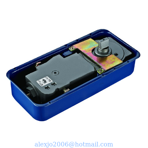 Floor Hinge T-1400, color:black or blue, casting iron,  weight capacity 180kgs,