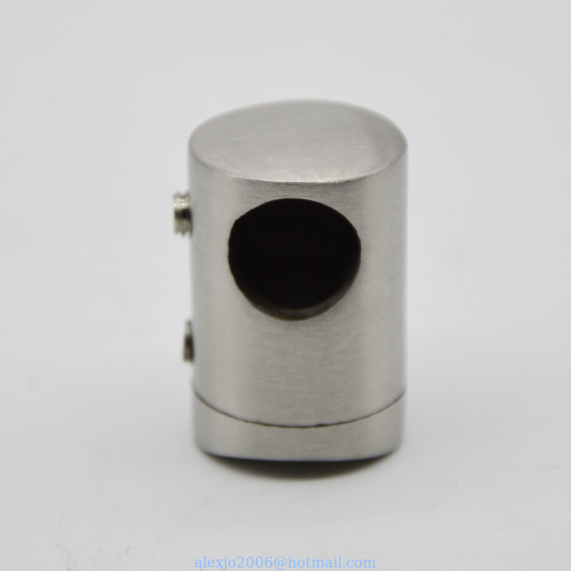 Left side Post Connector to tube for railling, Satin or Mirror finishing, SS304