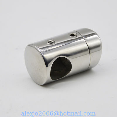 Conector del poste de Intermidiate al tubo para railling, el acabamiento del satén o del espejo, SS304